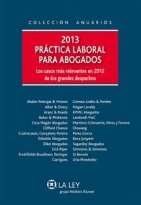 Imagen de 2013 Práctica Laboral para abogados