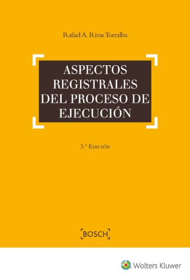 Imagen de Aspectos registrales del proceso de ejecución. 3ª Edición