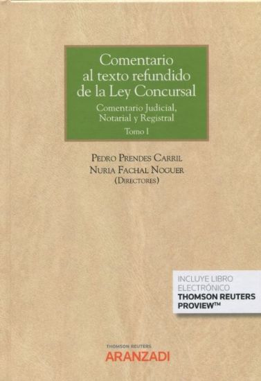 Imagen de Comentario al texto refundido de la Ley Concursal (Tomo II)