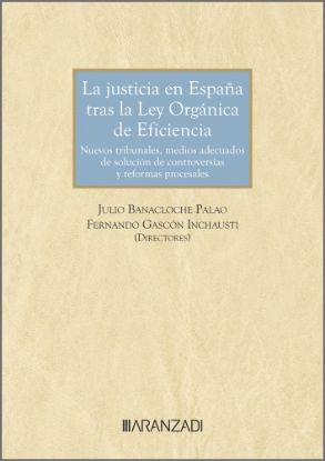 Imagen de La justicia en España tras la Ley Orgánica de Eficiencia: nuevos Tribunales, Medios Adecuados de Solución de Controversias y reformas procesales