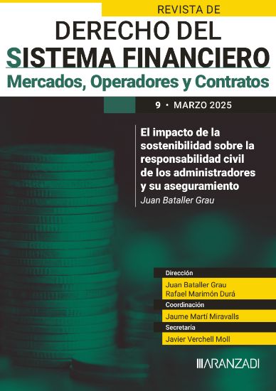 Imagen de Revista de Derecho del Sistema Financiero. Mercados, Operadores y Contratos
